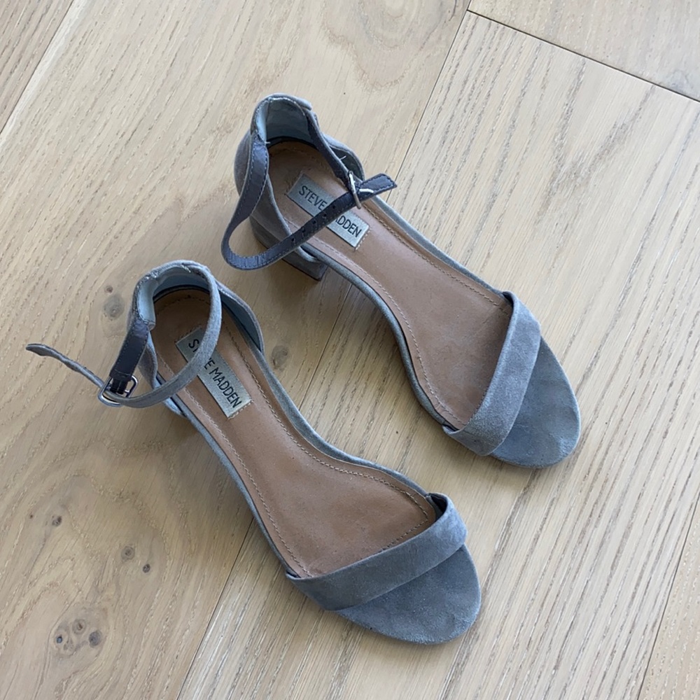 Suede small heel, heels